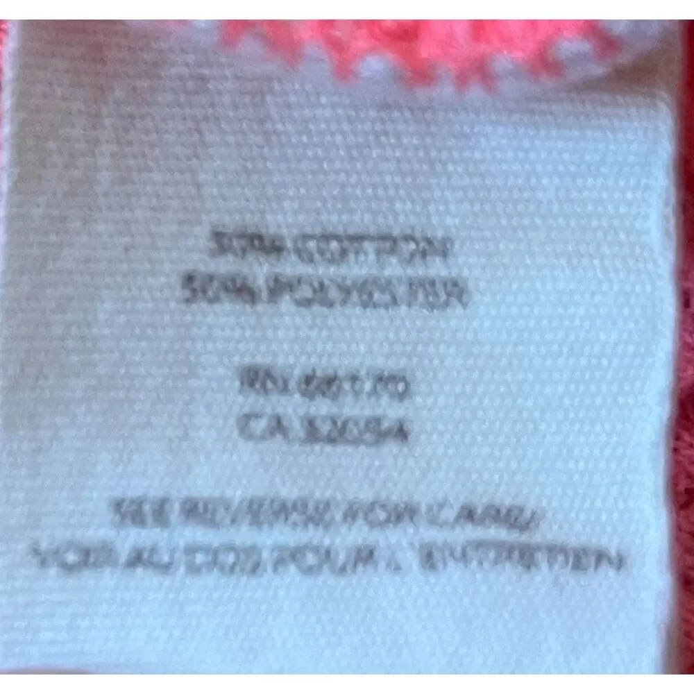 Free People WE THE FREE Pink Waffle Knit Scoop Neck Thermal Top  Women's Size XS